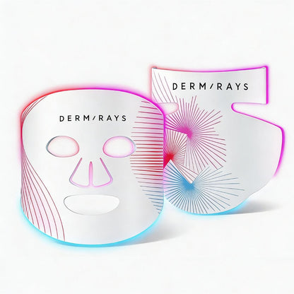 Derm Rays LED Light Therapy Mask for Face, Neck and Decolletage