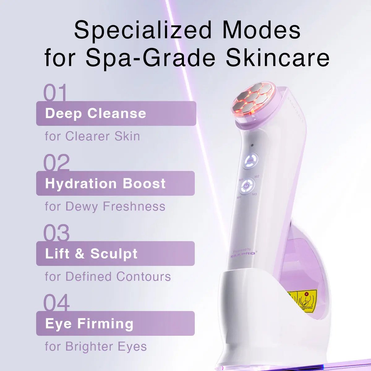 Derm Rays FusionGlow Microcurrent Facial Toning Device